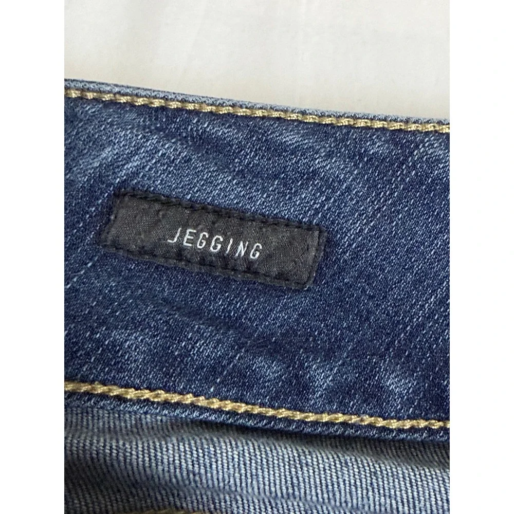 Torrid Premium Jeggings‎ Jeans Women's 16R Blue Distressed High Rise Denim